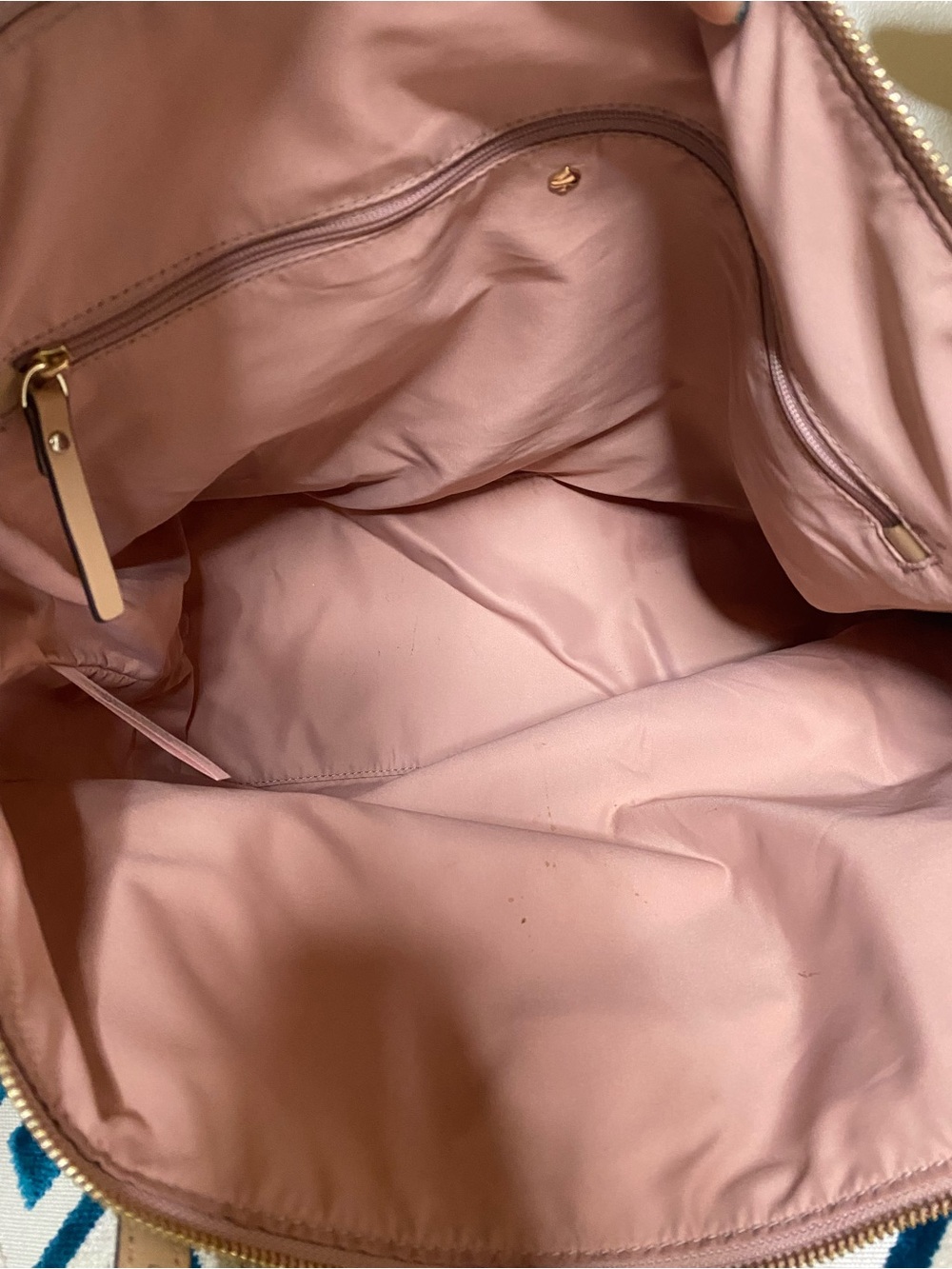 Kate Spade New York Watson Lane Maya Nylon Large Tote in Madison Rouge Pink - Picture 8 of 9